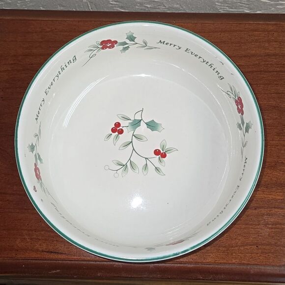 PFALTZGRAFF WINTERBERRY MERRY EVERYTHING BOWL - Picture 5 of 7